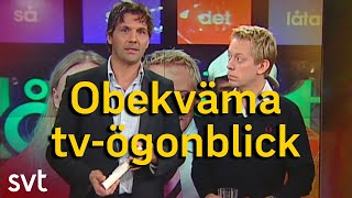 SVTs obekvämaste tvögonblick  Bloopers [upl. by Arodaeht304]