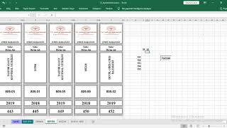 Excel Dosya klasör Sırtlığı Şablona veri çekmek ve yazdırmak [upl. by Llemhar]