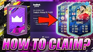 HOW TO CLAIM TWITCH PRIME PACK 3 FIFA 20 [upl. by Jedediah48]