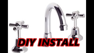 Replacing bathroom taps DIY Its easy [upl. by Nylacaj313]