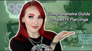 Comprehensive Guide to Nostril Piercings [upl. by Tierell76]