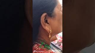 GUN shot Ear piercing second lobe viralvideo  7506001516 [upl. by Briggs]