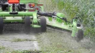 SCHULTE FLX1510 Flex Arm amp XH1000 cutter mowing roadside [upl. by Daphie]