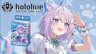 Hololive TCG Okayu starter deck opening [upl. by Gregor]