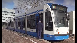 Netherlands tram 4 ride from Amsterdam Amstel to Rembrandtplein [upl. by Irvin]