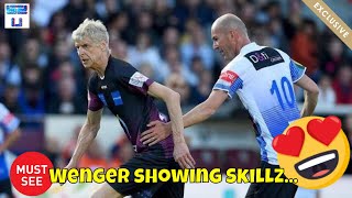 Arsene Wenger Making Light Work of Zidane in Charity Match 😍 2019 HD [upl. by Clementas]