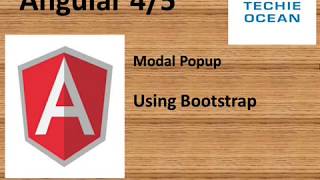 ANGULAR modal popup using bootstrap [upl. by Skolnik]