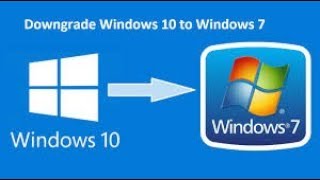 How to downgrade to windows 7 from windows 10 [upl. by Herrera]