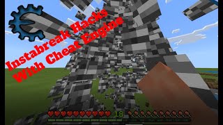 Minecraft Instabreak Hacks with Cheat Engine Tutorial [upl. by Enelak]