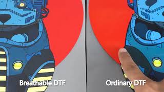 Breathable DTF Printing  New Process [upl. by Xyla37]