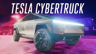 Tesla Cybertruck first ride inside the electric pickup [upl. by Enwahs]