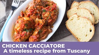 How to cook a tasty CHICKEN CACCIATORE  Traditional Italian Recipe [upl. by Shandra]