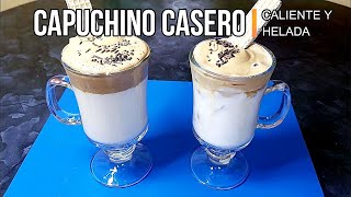 CAPUCHINO CASERO caliente y frio [upl. by Zellner]