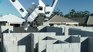 Robot Bricklayer Hadrian X Completes Display Home in Perth  This Is Construction [upl. by Jena459]