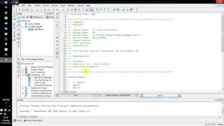 Testbench Creation in Verilog Using Xilinx Tool [upl. by Ellehsad149]