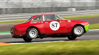 Alfa Revival Cup 2021 Monza GTAm Giulia GTA 1300 Junior Giulietta SZ2 2000 GT Veloce Alfasud [upl. by Lias691]