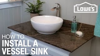 How to Install a Vessel Sink [upl. by Mccowyn]