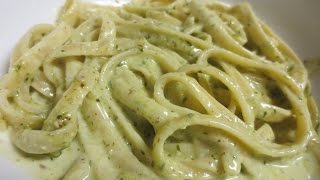 Creamy Pesto Fettuccine [upl. by Eecyac]