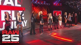 WWE honors female WWE Legends Raw 25 Jan 22 2018 [upl. by Yelyac]