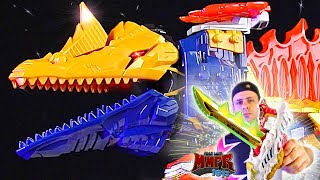 Power Rangers Dino Fury Zords Ryusoulger Megazord Combinations [upl. by Daryn]