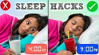 How to Fall Asleep FAST When You CAN’T Sleep 10 Sleep Life Hacks [upl. by Egbert133]