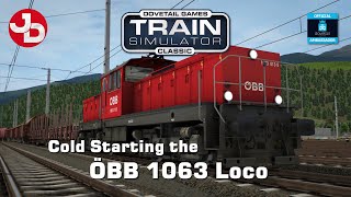 TSClassic OBB 1063  Cold starting this loco was super fun [upl. by Ona]