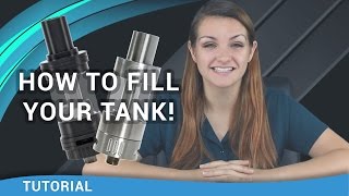 Beginner Vaper Tutorial How to Fill a Vape Tank  ecsupplyinccom [upl. by Craven]