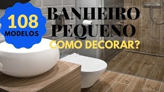 Banheiro Pequeno 10 Dicas como Decorar [upl. by Jolene242]