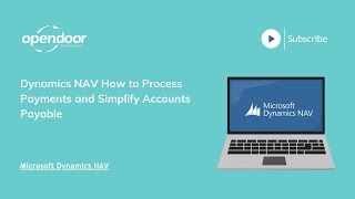 Dynamics NAV How to Process Payments and Simplify Accounts Payable [upl. by Mulligan255]