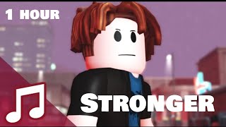 Roblox Music Video ♪ quotStrongerquot The Bacon Hair  1 HOUR [upl. by Rramel713]