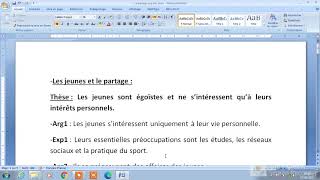 quotPartagequotbac Lettres arguments exemples introduction conclusion [upl. by Abigale]