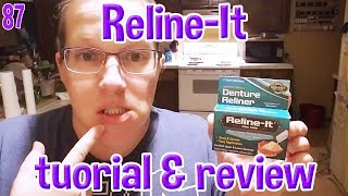 RelineIt Denture Reline Tutorial and Review [upl. by Yromem228]