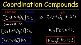 Naming Coordination Compounds  Chemistry [upl. by Eneleahs]