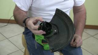 Restring a Dual Feed Trimmer [upl. by Felten]