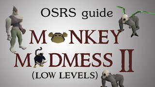 OSRS Monkey Madness 2 quest guide lowmed levels [upl. by Aleinad319]