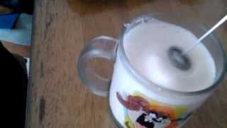 Aerolatte Review Frothing Cold Milk In Under 1 Minute [upl. by Eiznekam]