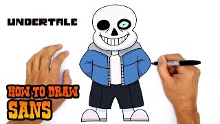 How to Draw Sans  Undertale [upl. by Maximo]