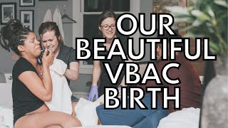 SUCCESSFUL VBAC BIRTH STORY  NATURAL UNMEDICATED BIRTH  BIRTH CENTER BIRTH [upl. by Carolee]