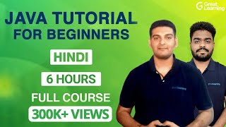 Java Tutorial in Hindi  Master Java in 6 Hours  Java programming for Beginners  Great Learning [upl. by Nivlac700]