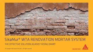 SikaMur® Renovation Mortar System – WTA approved [upl. by Chen]