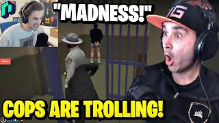 Summit1g amp xQc CAUSE MADNESS amp Break Out of JAIL after Heist  GTA 5 NoPixel RP [upl. by Odnumde]