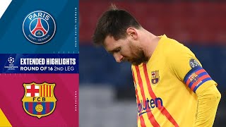 Paris SaintGermain vs Barcelona Extended Highlights  UCL on CBS Sports [upl. by Ydnyc259]