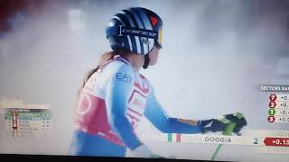 Sofia Goggia Super G St Moritz 2024 [upl. by Hilel602]