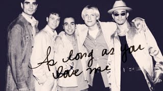 Backstreet Boys  As Long As You Love Me with Lyrics [upl. by Nwahsyd]