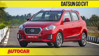 Datsun Go Automatic Review  CVT among the AMTs  First Drive  Autocar India [upl. by Enerod61]