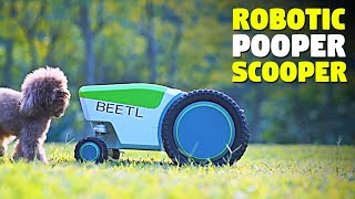 Robotic Pooper Scooper  Dog Poop Scooping Robot [upl. by Fedak]