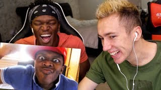 REACTING TO OLD VIDEOS WITH KSI [upl. by Sibelle18]