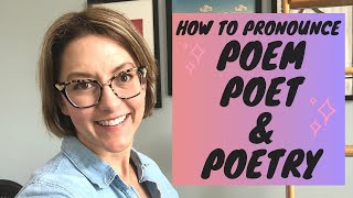 Learn to Pronounce POEM POET POETRY  American English Pronunciation Lesson learnenglish [upl. by Sig318]