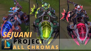 All Sejuani Skins Spotlight 2020 League of Legends [upl. by Atinnod]