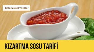 KIZARTMA SOSU TARİFİ  SARIMSAKLI DOMATES SOSU NASIL YAPILIR [upl. by Aloek]